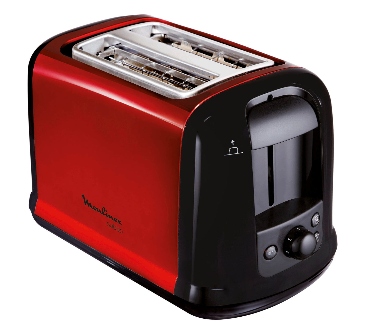 Moulinex LT261D, nerūsējošais tērauds, sarkans, melns