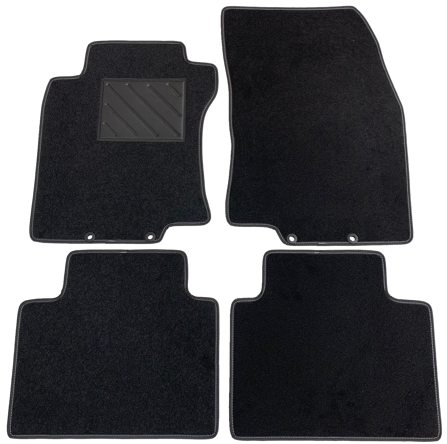 Paklāji Hyundai IX20 no 2010. gada> Precīzi, neslīdoši, pastiprināts papēža spilventiņš no gumijas, melns