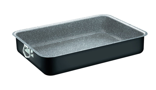 Bialetti Fiesta Grande Petravera Baking Tray - 40x28cm, aluminum, silver finish, durable and non-stick design.