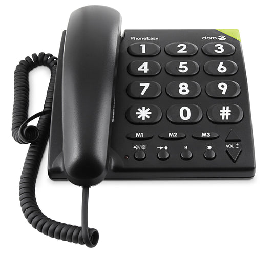 Stacionārais tālrunis senioriem Doro PhoneEasy 311c ar lielām pogām
