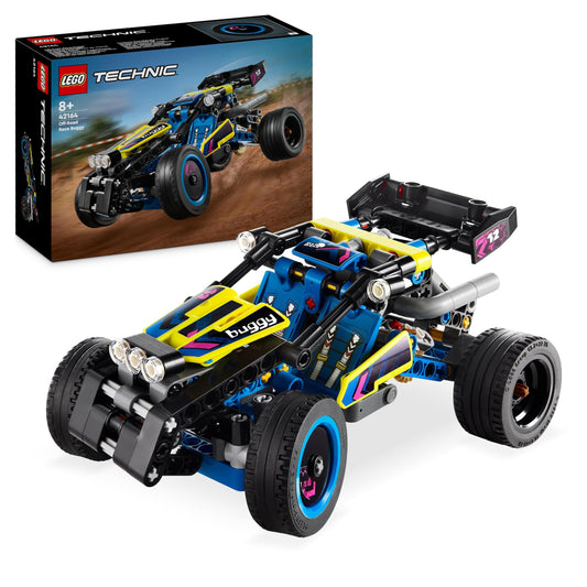 LEGO Technic bezceļu sacīkšu bagijs - Rotaļlieta bērniem, 8+ gadi, komplekts rallija auto būvēšanai, izturīgs un jautrs.
