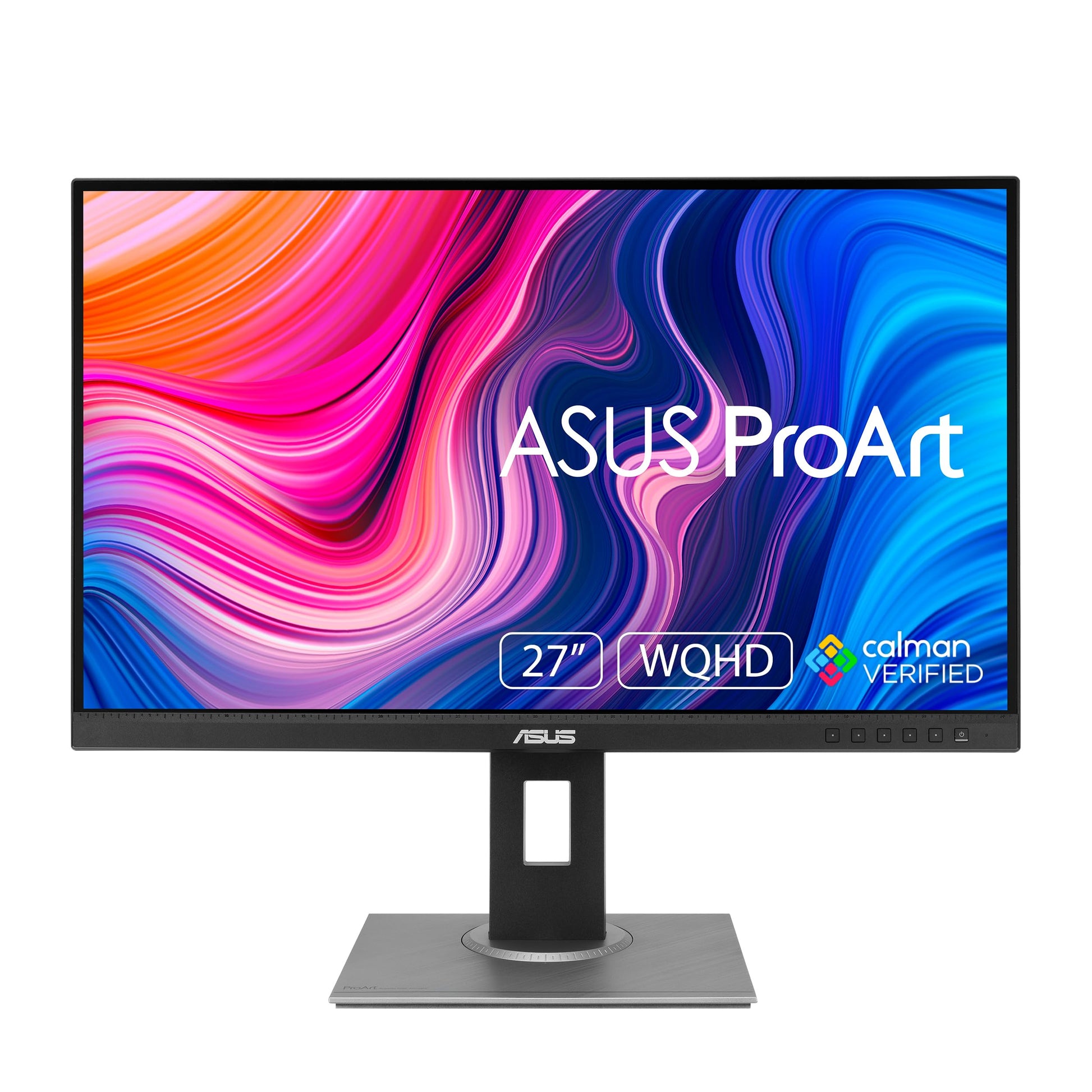 ASUS ProArt PA278QV - 27" WQHD professional monitor, 2560x1440, ergonomic, Pivot, high color accuracy, multiple ports.