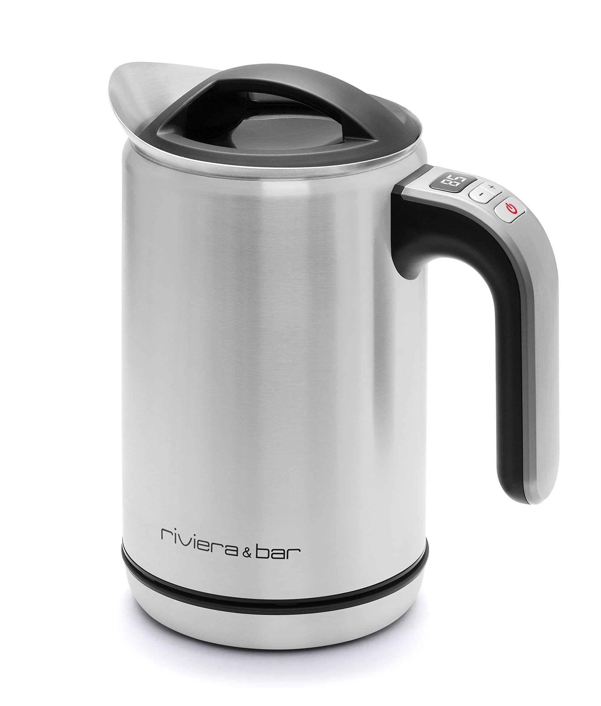 Riviera & Bar Elva teapot - double-walled, adjustable temperature control, elegant design for optimal brewing.