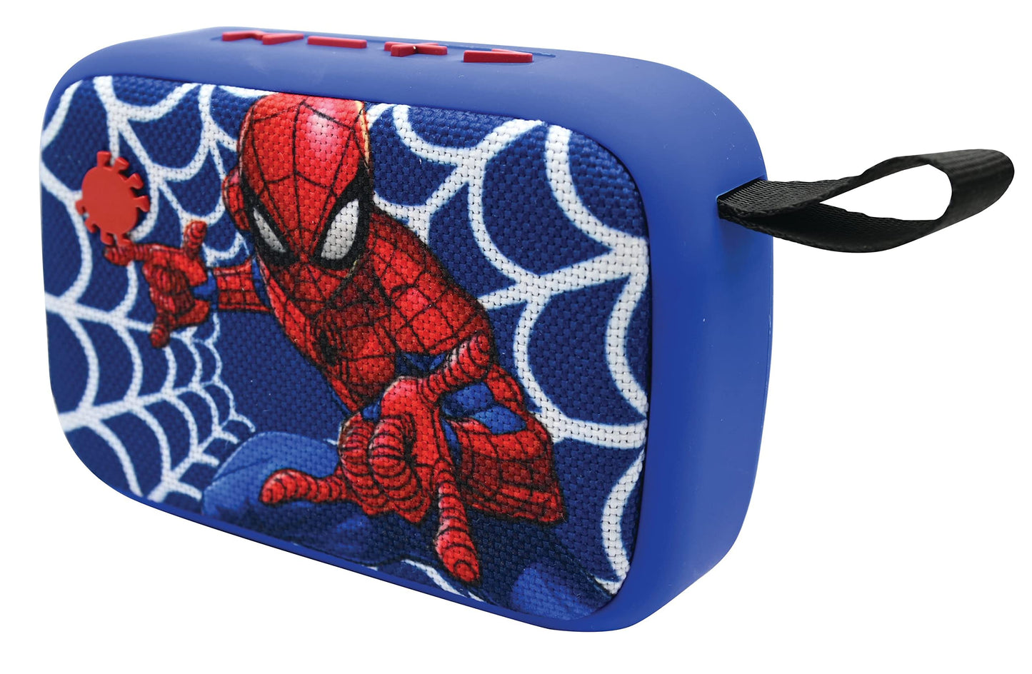 Lexibook Marvel Spider-Man - Pārnēsājamais Bluetooth skaļrunis, bezvadu, USB, TF karte, akumulators, zils/sarkans, BT018SP