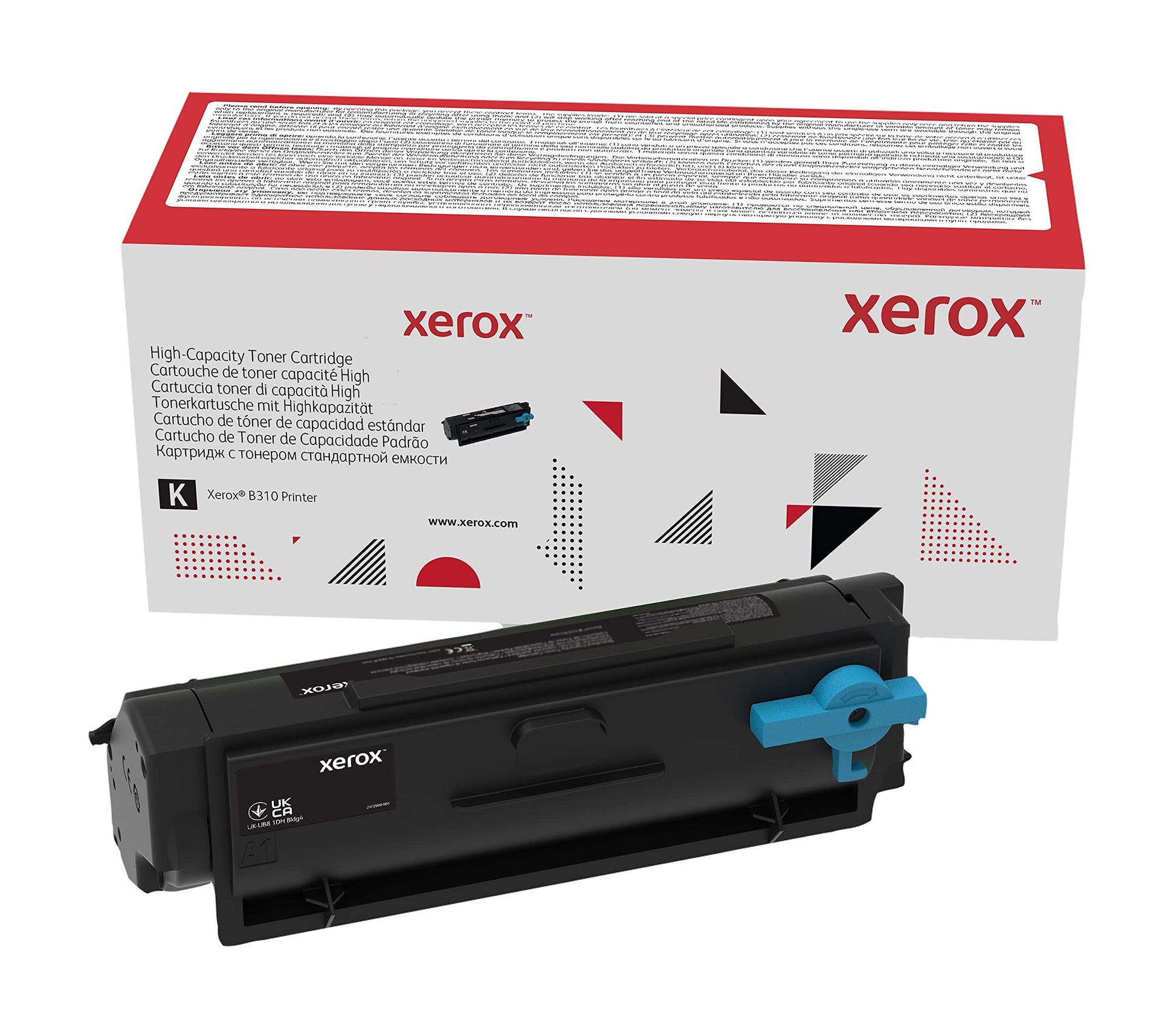 Xerox B310/B305/B315 Black High-Capacity Toner Cartridge - 8,000 pages, reliable print quality, easy installation.