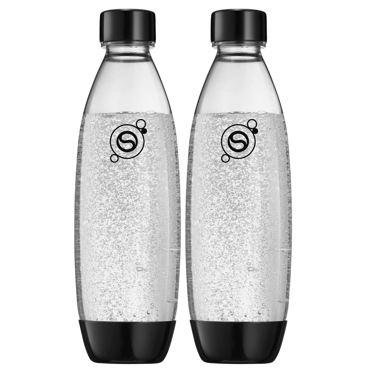 SodaStream pudeles 1L FUSE dubultiepakojums, melnas