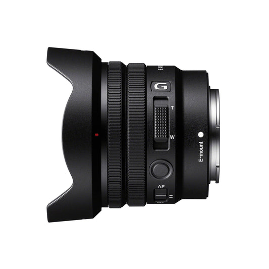Sony E PZ 10–20 mm F4 G | APS-C objektīvs ar jaudīgu tālummaiņu (SELP1020G), melns
