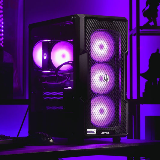 ACTINA ENDORFY 13600KF - 32GB RAM, 1TB SSD, RTX 4080 GPU, 850W power supply, high-performance gaming PC.