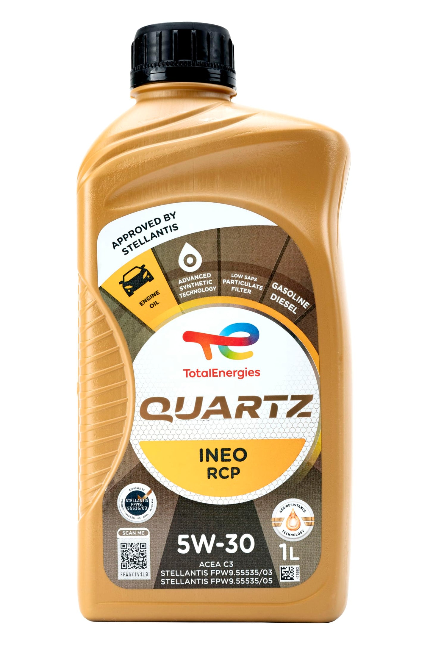 Motoreļļa Total Quartz INEO RCP 5W-30 1 L