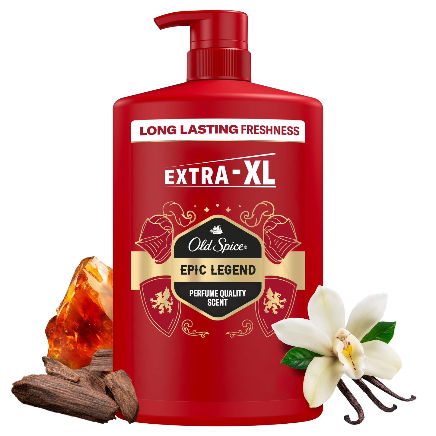 Dušas želeja un šampūns Old Spice Epic 3-in-1 matiem, sejai un ķermenim, 1000ml
