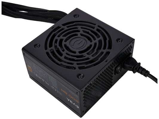 EVGA 100-BR-0500-K3 500 BR Power Supply - 80+ Bronze, 500W, reliable performance, compact design
