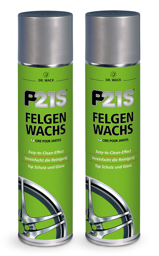 Riteņu vasks ILODA 2X 400ml Dr. Wack P21S, disku aizsardzība pret bremžu putekļiem, netīrumiem un koroziju, krāsas atjaunošana, spīdīgs augsts spīdums