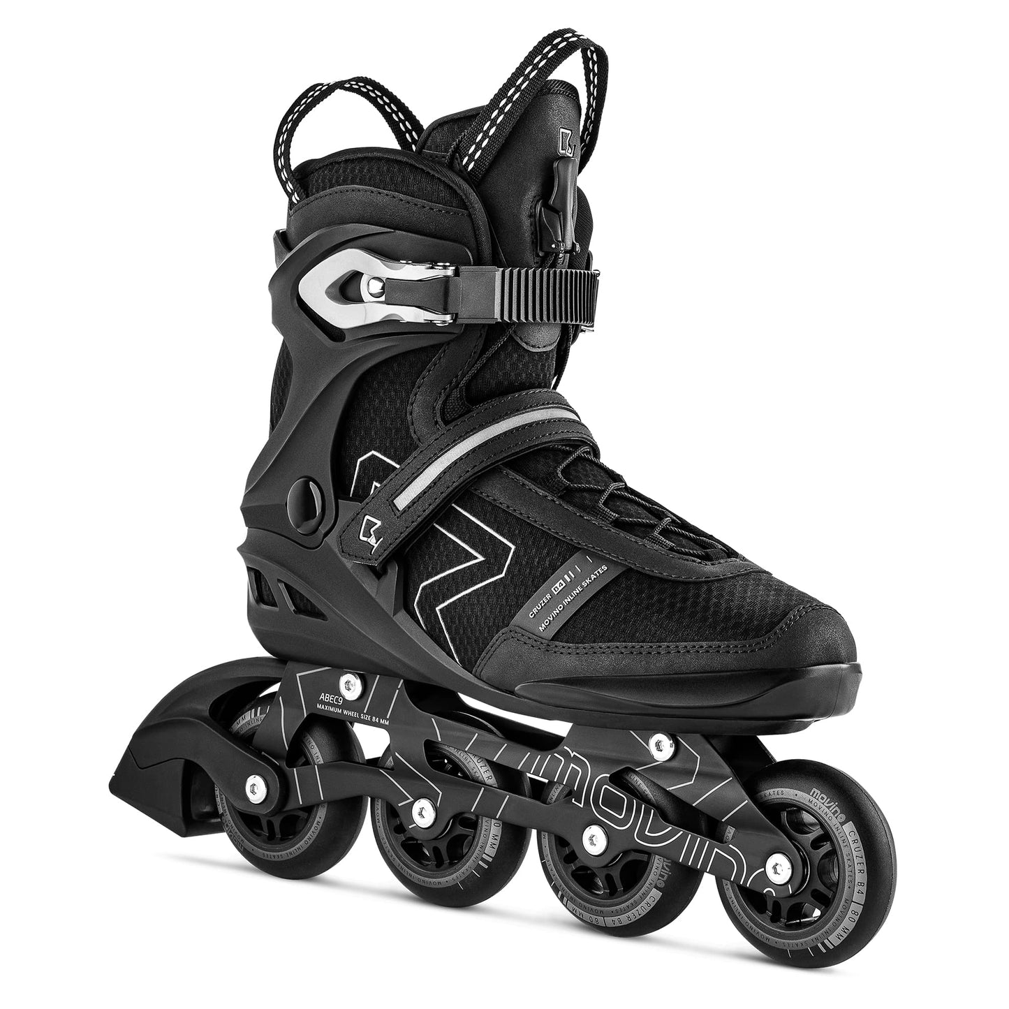 Skrituļslidas Powerslide Kaze 110 | Pilsētai un fitnesam | Sievietēm un vīriešiem | Rāmis 3 riteņiem 110 mm | Trinity 3 punktu stiprinājuma sistēma