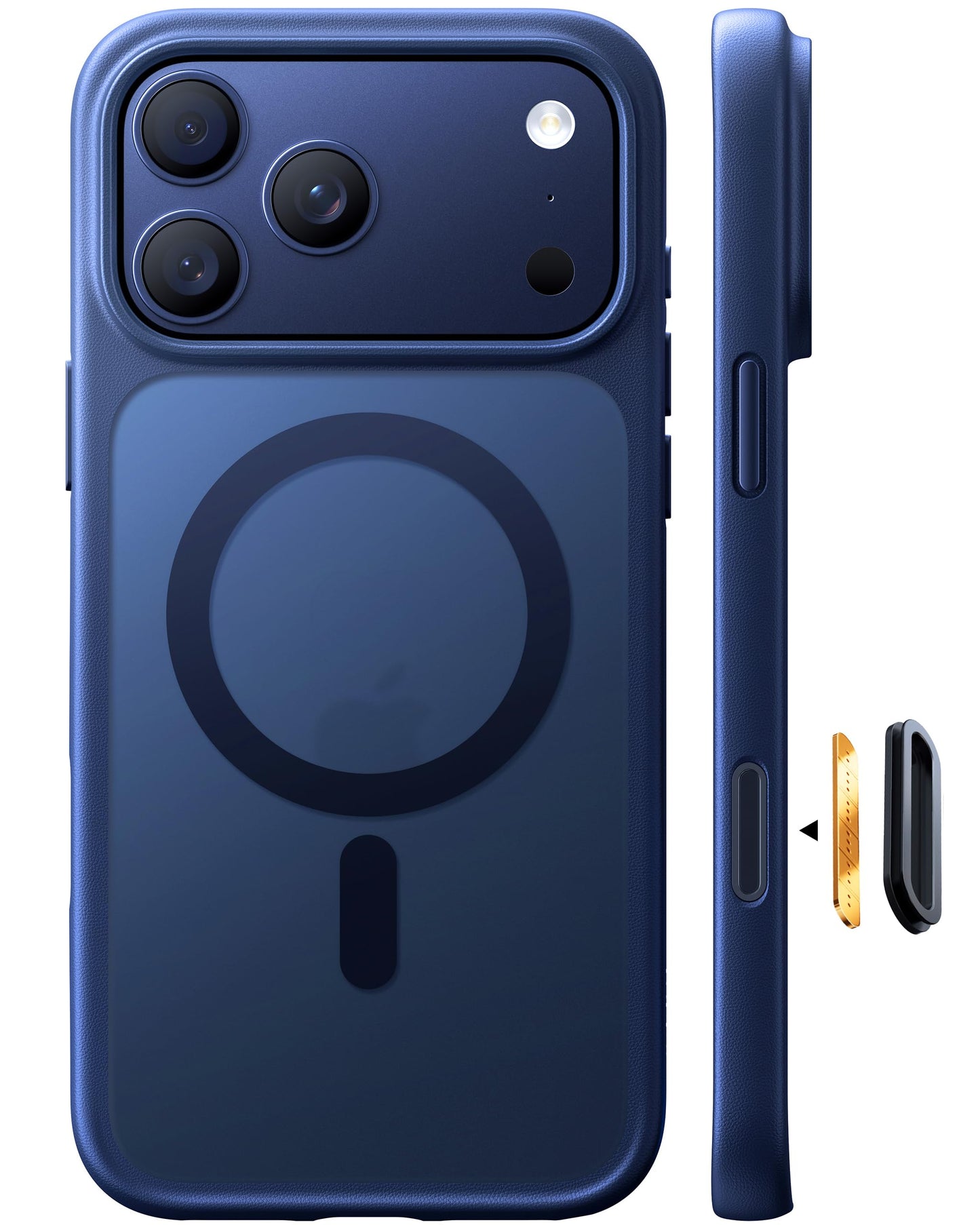 TORRAS Guardian-Mag iPhone 17 Pro vāciņš MagSafe, 17 Pro maciņš, zils