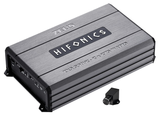 Auto pastiprinātājs Hifonics ZXS550/2 - Class D Digital 2-kanālu kompakts pastiprinātājs ar 550W RMS | Zeus Street Serie