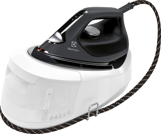 Electrolux 910003554 E6ST1-8EG tvaika katls - Refine 600, tērauds, melns, gludeklis ar jaudīgu tvaika funkciju.