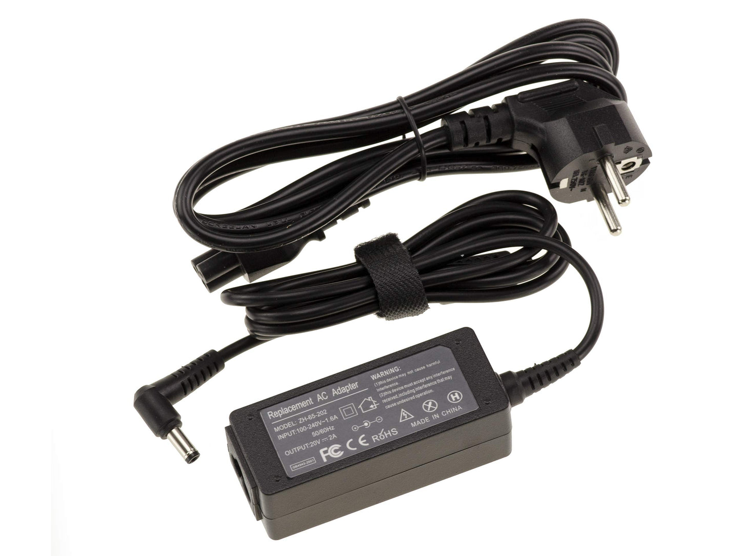 KALEA-INFORMATIQUE barošanas bloks klēpjdatoriem 20V 2A, 2.5x5.5mm uzgalis, aizstāj LS 0225A2040 41R4441 45K220.