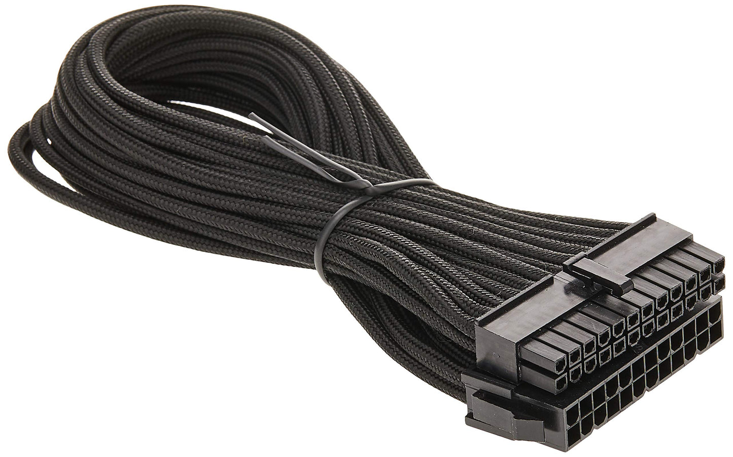Silverstone Tek PP07-MBB - 24-pin motherboard extension cable for enhanced connectivity and cable management.