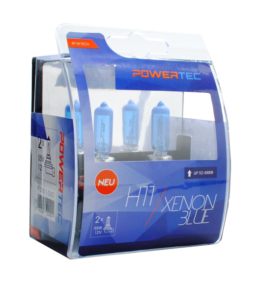 M-Tech ptzxb11-duo Powertec Xenon Blue H11 12 V 55 W