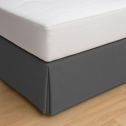 Gultas pārklājs ECOMMERC3 200 cm platai gultai, 200 x 190/200 cm, pelēks, pretslīdes un elpojošs, 100% ražots Spānijā