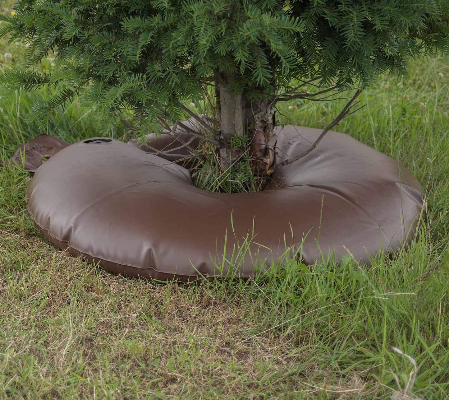 treebag laistīšanas gredzeni kokiem 2 x 75L / 98cm, PVC laistīšanas maisi brūni, UV noturīgi