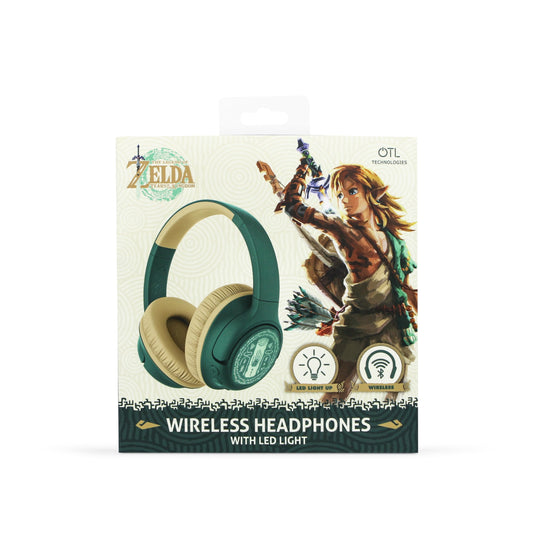 OTL Technologies salokāmas bezvadu austiņas The Legend of Zelda TEARS of The Kingdom ar LED gaismu