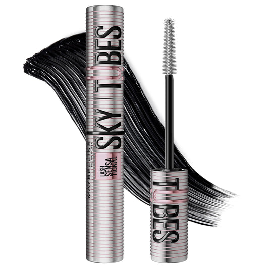 Skropstu tuša Maybelline New York Sky Tubes, melna, 7,2 ml