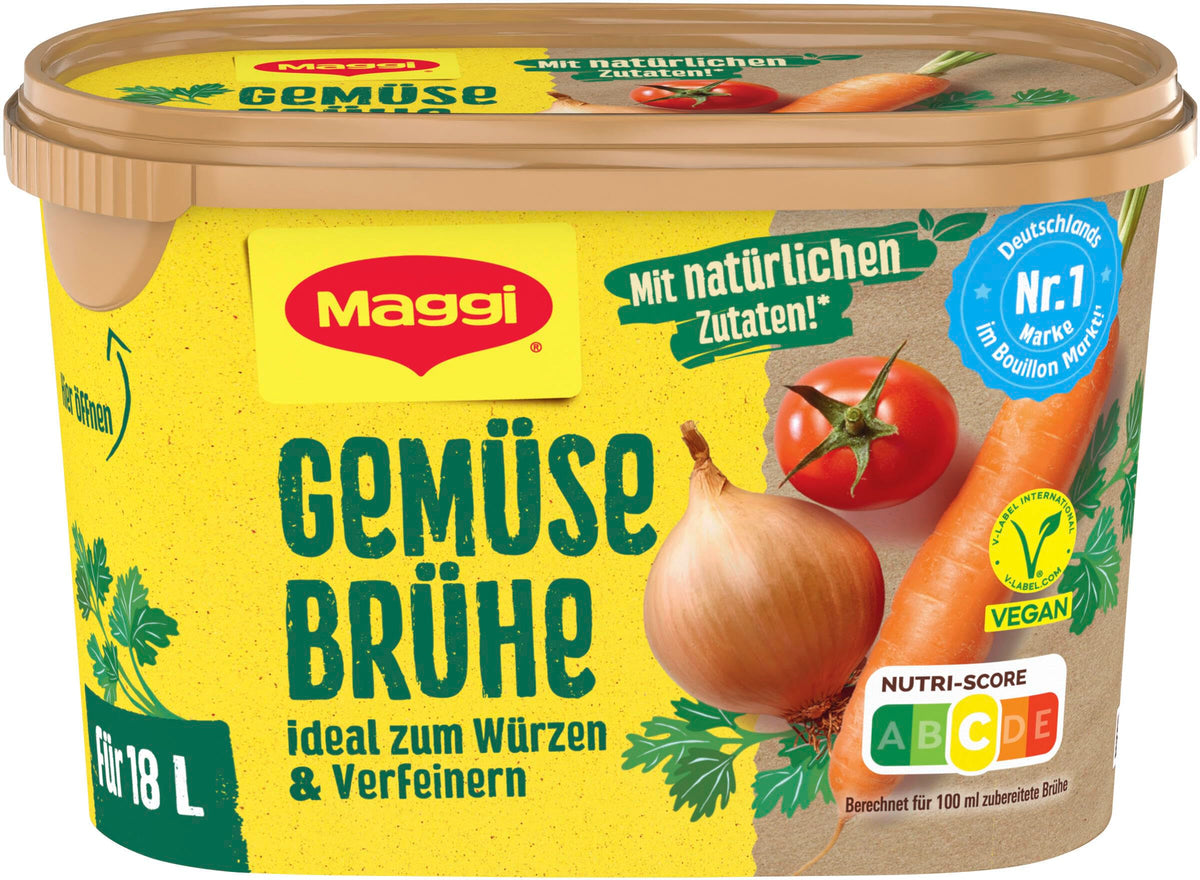 MAGGI dārzeņu buljons, krājumu burkā, 1 iepakojums (1 x 288g)