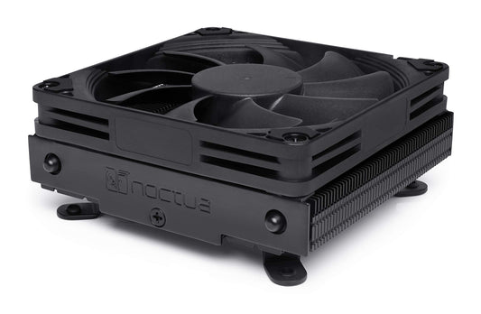 Noctua NH-L9i-17xx chromax.black - Low-profile CPU cooler for Intel LGA1700 and LGA1851, sleek black design.