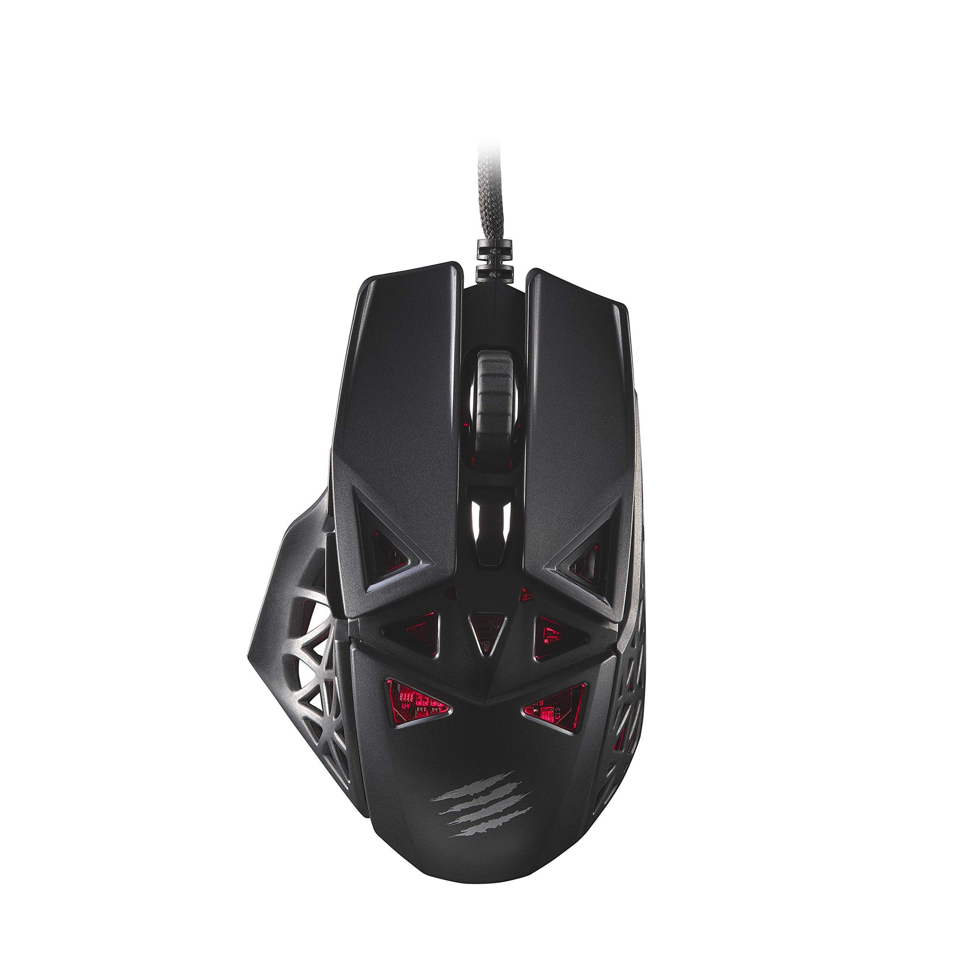 MAD CATZ Madcatz MM04DCINBL000-0 Vadu spēļu pele - Optiska, ergonomiska, melna, ideāla spēlēm un precizitātei.