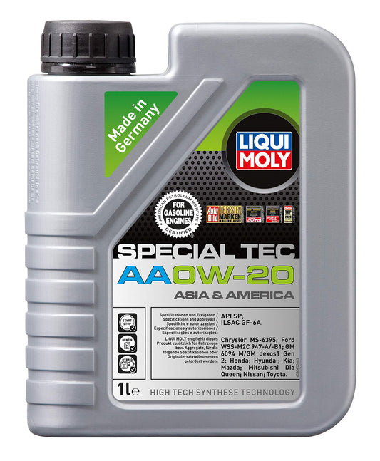 LIQUI MOLY Special Tec AA 0W-20 | 1 L | sintētiskās tehnoloģijas dzinēja eļļa | Art.-Nr.: 9701