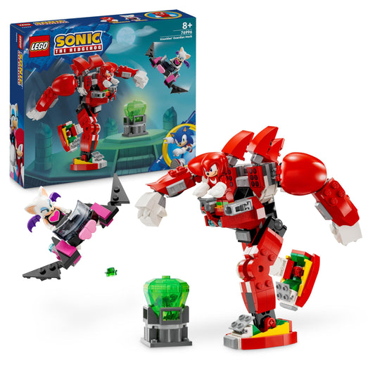 LEGO Sonic the Hedgehog Knuckles Action Figure - Includes Master Emerald and game characters, perfect gift for kids 8+.