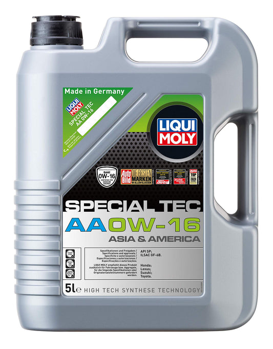 LIQUI MOLY Special Tec AA 0W-16 | 5 L | sintētiskās tehnoloģijas motoru eļļa | Art.-Nr.: 21323