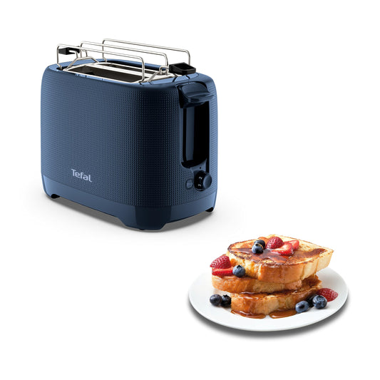 Tefal TT2M14 Rīta tosteris | Divslīpņu | elegants dizains | maizīšu uzsildīšanas piederums | 7 brūnināšanas līmeņi | ekstra plata slīpne | apstāšanās funkcija | Wanted Blue