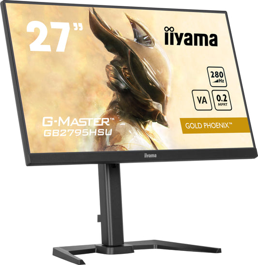 iiyama G-Master Gold Phoenix GB2795HSU-B1 - 27" Full HD VA LED gaming monitor, 280Hz, 0.2ms, FreeSync, height adjustable, black
