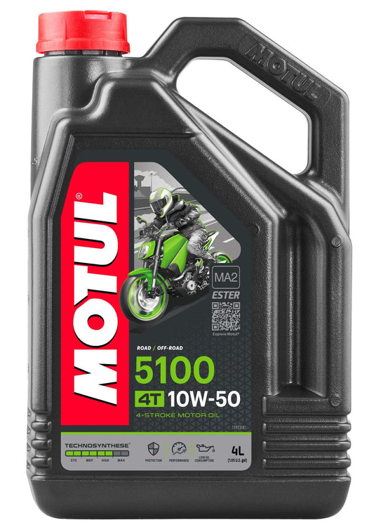 Motul 104076 5100 4T, 10 W-50, 4 L