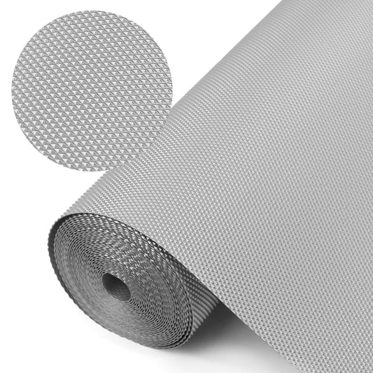 Atvilktņu paklājiņš 50cm x 600cm, EVA ūdensizturīgs pretslīdes pārklājums virtuves skapīšiem, plauktiem, skapjiem un ledusskapim, nelīpošs, caurspīdīgs