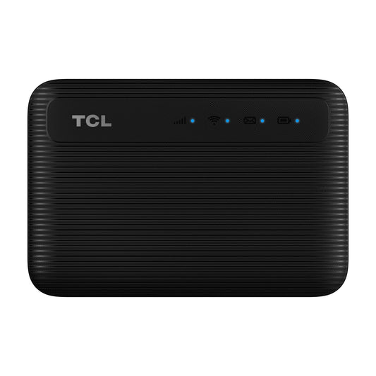 TCL Link Zone - MW63V, Mobilais modems 4G, LTE (CAT.6), WiFi, Hotspot līdz 32 lietotājiem, viegls un pārnēsājams ar veltītu pārvaldības lietotni, melns [Itālija]