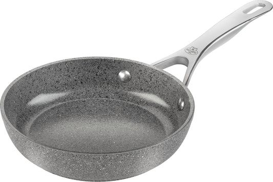 BALLARINI Salina 24 cm frying pan - aluminum, titanium-reinforced ceramic non-stick, scratch-resistant, induction compatible, made in Italy