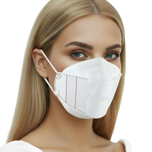 FFP2 respirators faciemF 50 gab. LK balts, Made in Germany, zivju formas maska