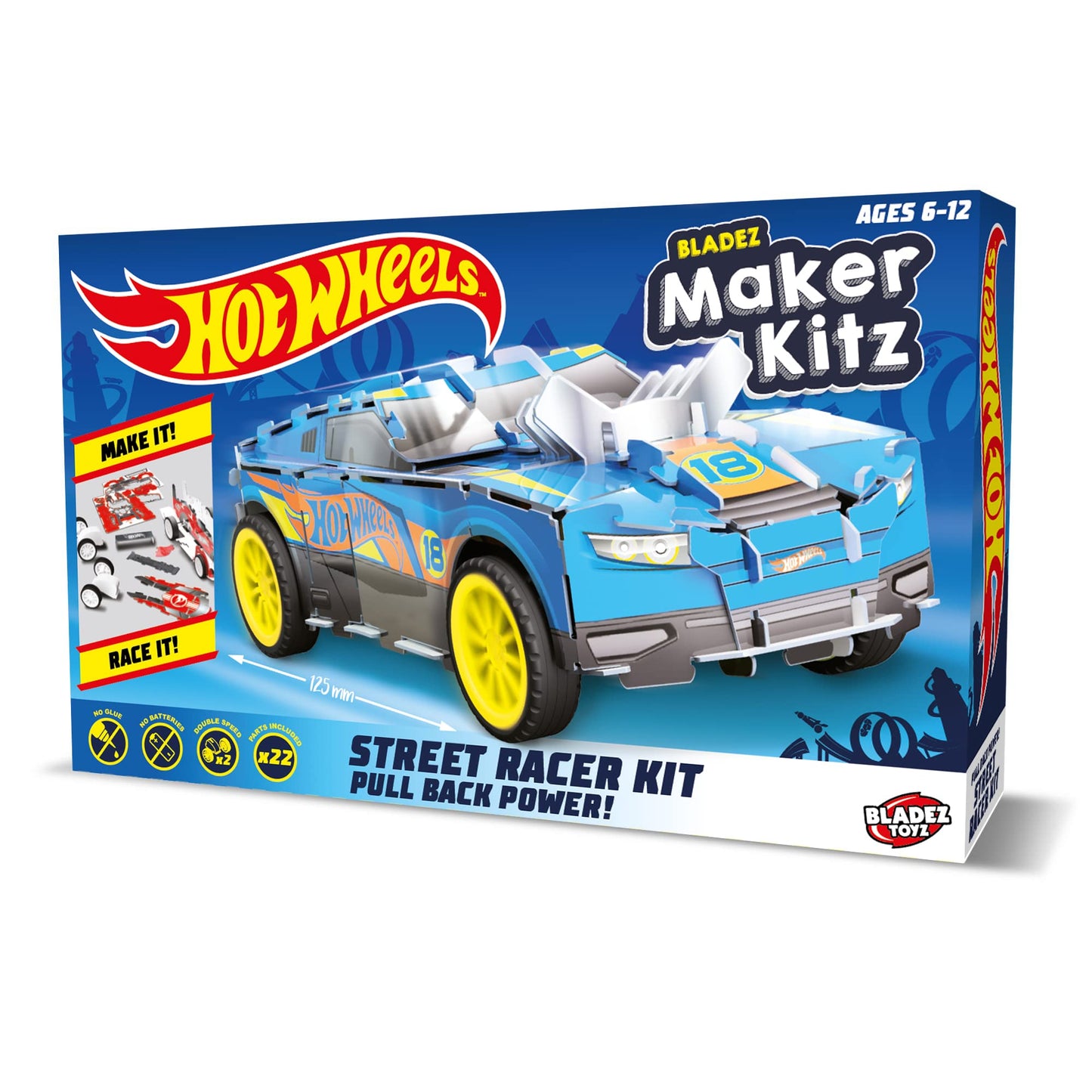 Hot Wheels Maker Kitz model set - Multi-colored, creative building kit for kids, enhances imagination and motor skills.