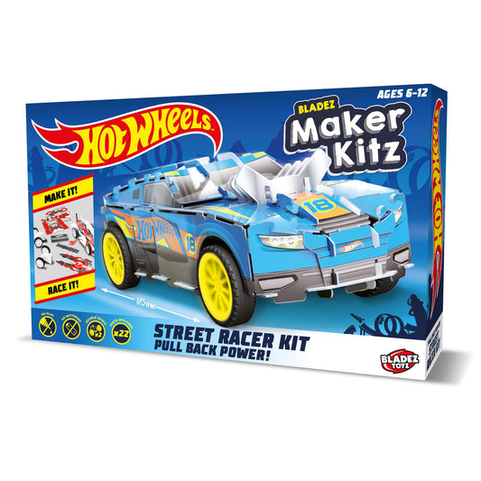 Hot Wheels Maker Kitz model set - Multi-colored, creative building kit for kids, enhances imagination and motor skills.