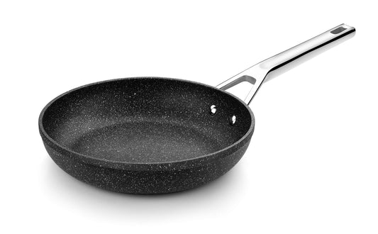 Monix Mineral - 24 cm kalts alumīnija panna, akmens veida, nelipīgs pārklājums, bez PFOA, piemērota indukcijai