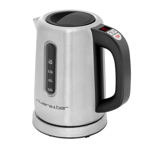 Riviera-et-Bar Siena BBT350 tējkanna - regulējama temperatūra, elegants dizains, 1.2L jauda