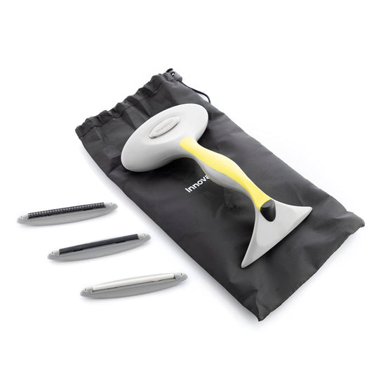 InnovaGoods V0103684 Blint putekļu birste ar piederumiem 4 in 1, ABS akrilnitrila-butadiēna-stirola TPR, pelēka