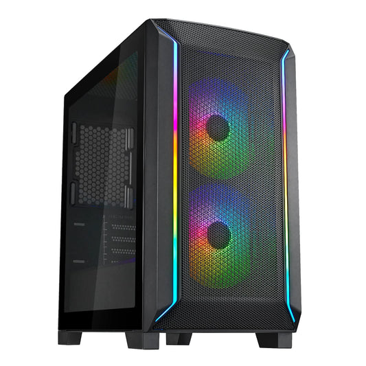 SilverStone SST-FA312Z-BG - Danger MATX augsta gaisa plūsma un augstas kapacitātes spēļu korpuss