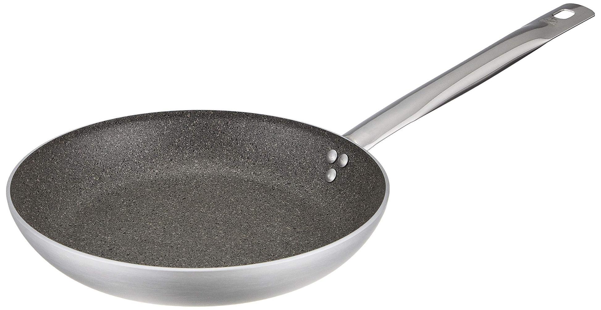 Ballarini lēna panna - 28 cm diameter, professional granite, single handle, ideal for cooking and frying.