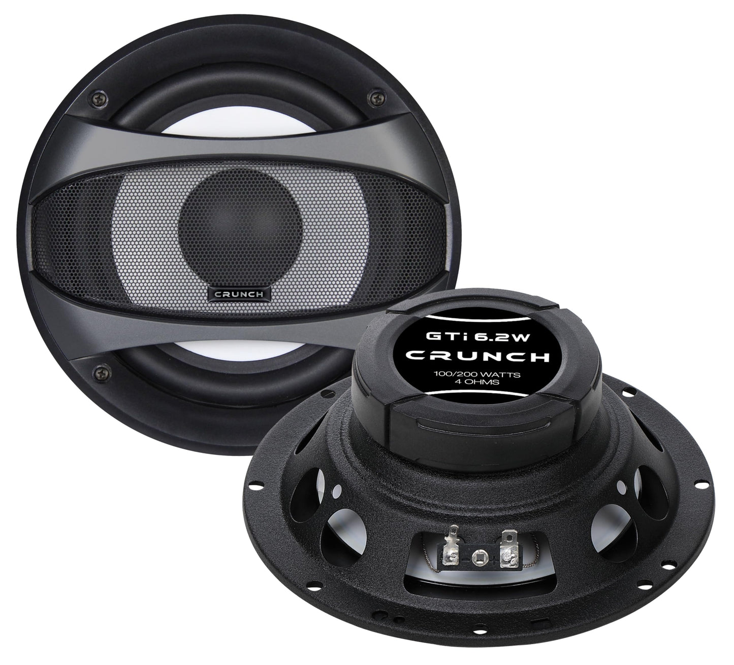 Kickbass skaļruņi Crunch GTI 6.2 W 16,5 cm GTI Performance sērija, 1 pāris