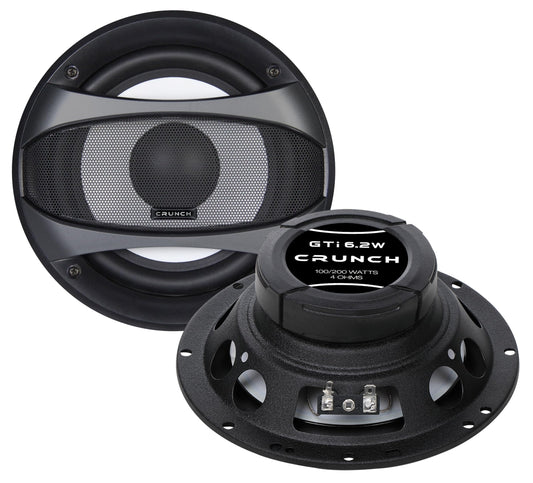 Kickbass skaļruņi Crunch GTI 6.2 W 16,5 cm GTI Performance sērija, 1 pāris