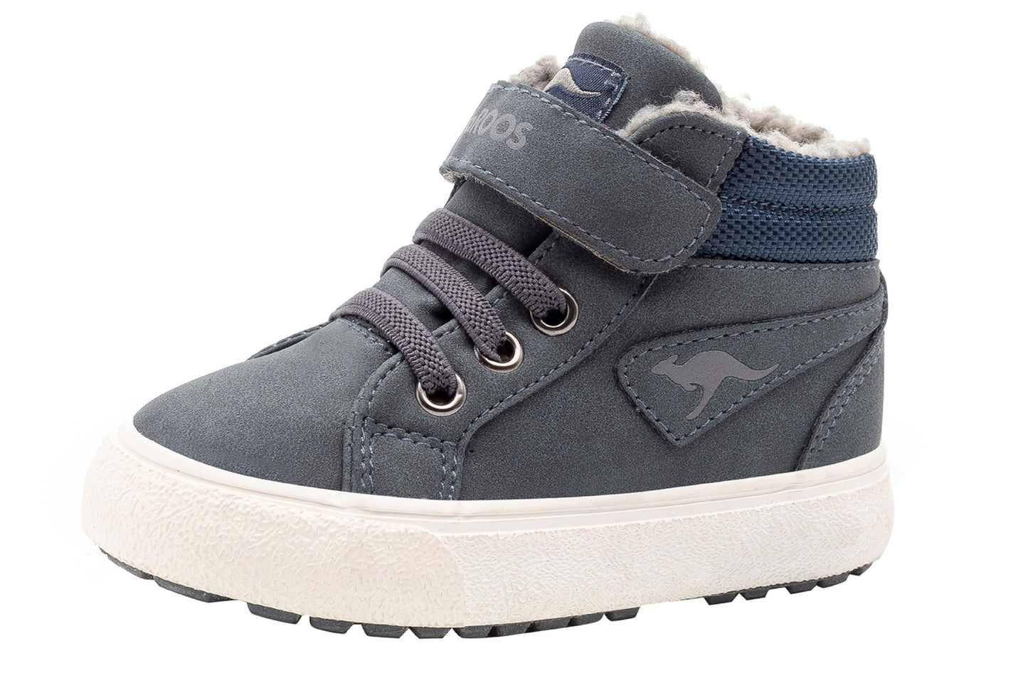 KangaROOS bērnu kedas Kavu Iii, unisex, zilas Dark Navy Grey 423, 27 EU